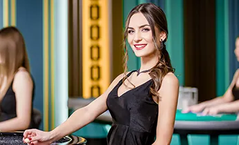 Hình ảnh một bàn chơi Baccarat hoặc Roulette với dealer người thật, thể hiện sự chân thực của casino trực tuyến tại xengclub nhà cái.